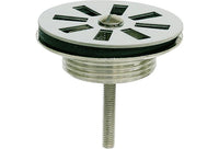 Bonde lavabo 1 1/4" DN32 chromée - diamètre 60mm plaque de tamis en inox