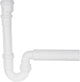 Siphon anti-odeur DN50/40, tube mural DN50 (2"), plastique blanc, pour station d'eau domestique