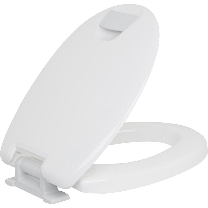 Abattant WC Hamberger Haromed fermeture douce, 5cm hauteur abattant Haltergriffe grau
