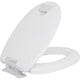 Abattant WC Hamberger Haromed fermeture douce, 5cm hauteur abattant Haltergriffe grau