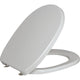 Abattant WC Twist avec charnière inox manhattan en duroplaste