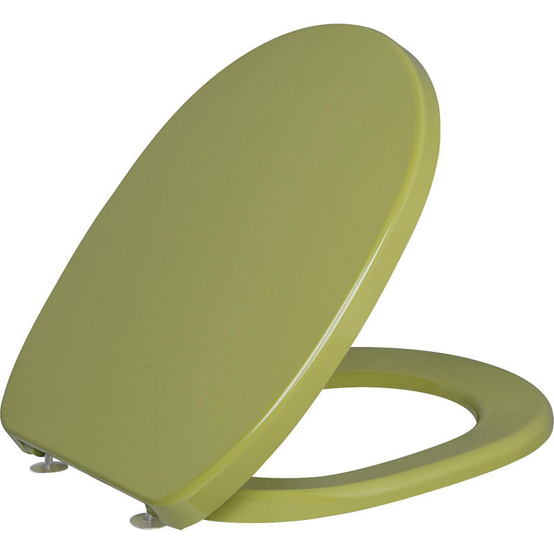 Abattant WC Twist avec charnière inox vert mousse en duroplaste