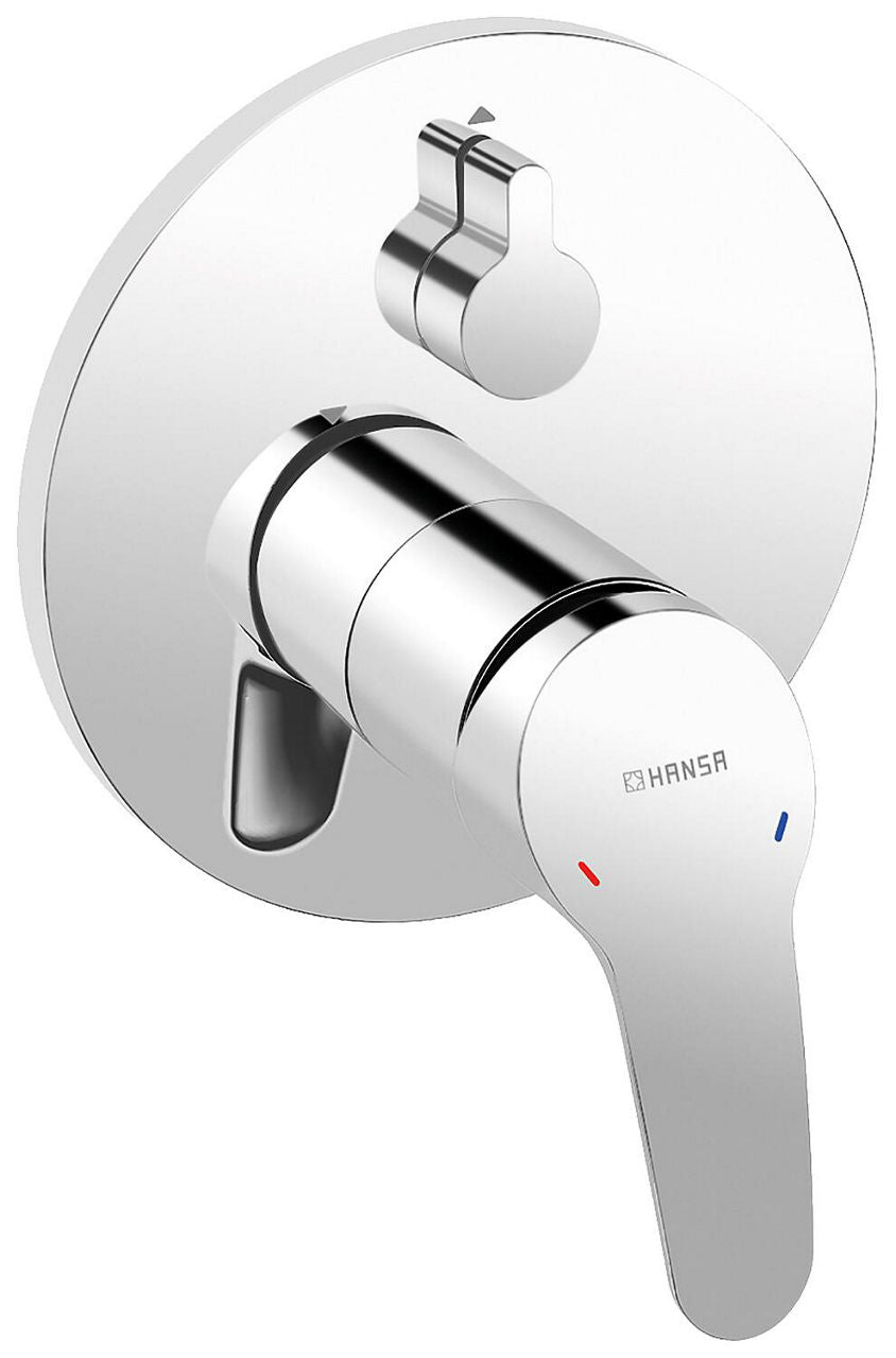 Mitigeur bain/douche encastré Hansa Hansamix rosace Ø 170 mm chromé