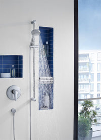 Mitigeur douche encastré Hansa Hansamix rosace Ø 170 mm chromé