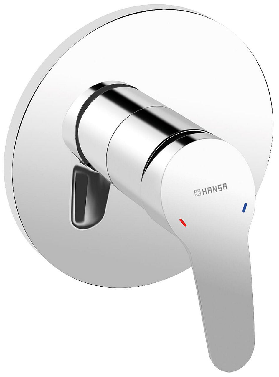 Mitigeur douche encastré Hansa Hansamix rosace Ø 170 mm chromé