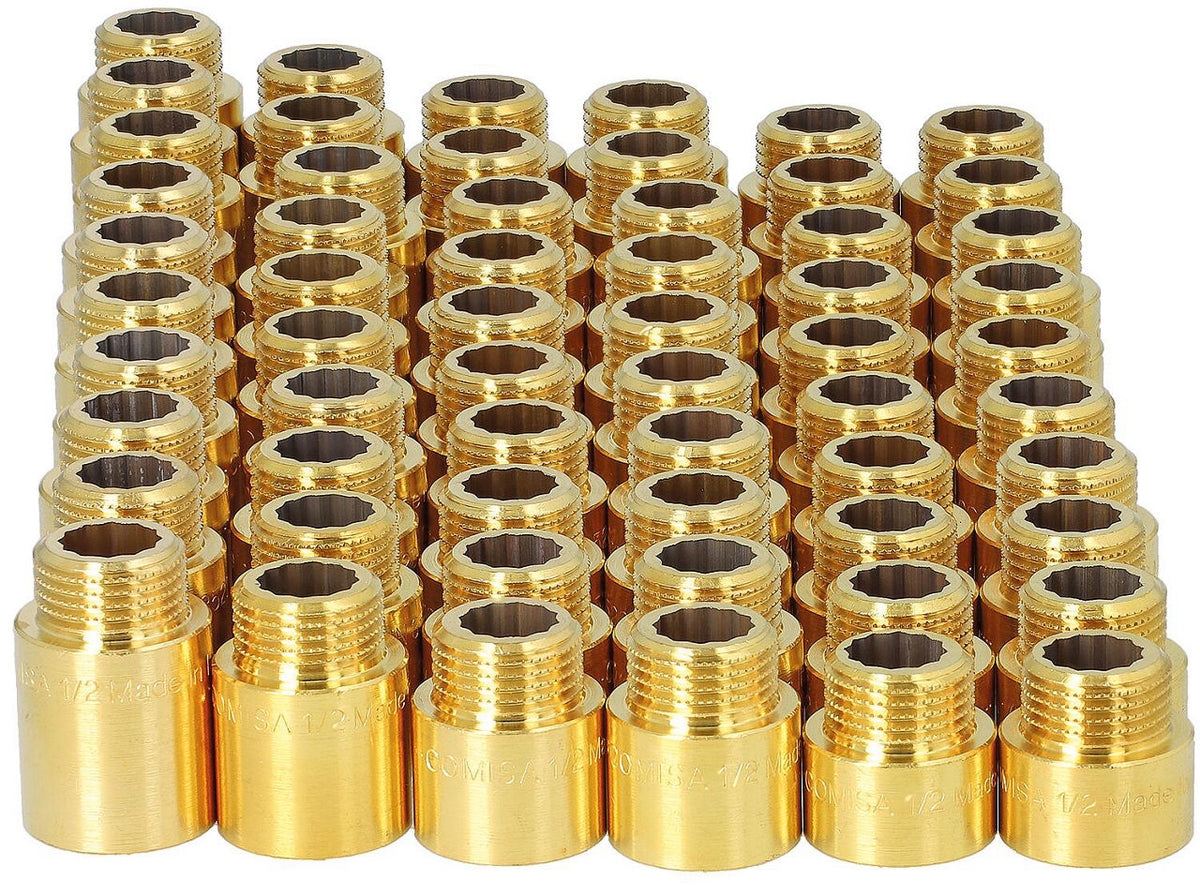 Rallonge de robinet laiton, DN15 1/2" 60 pièces