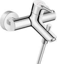Mitigeur bain/douche apparent Hansgrohe Talis S saillie 166 mm chromé