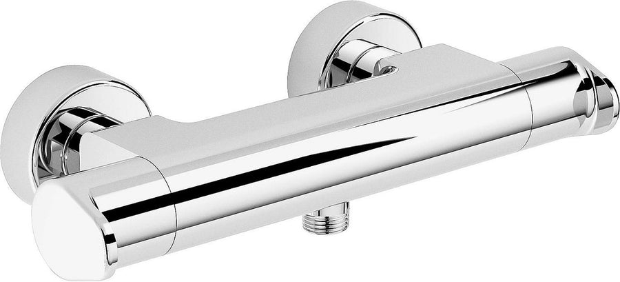 Thermostatique douche apparent Evica chromé saillie 80 mm