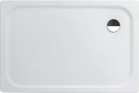 Receveur de douche Edura rectangulaire ultra-plat, acier émaillé