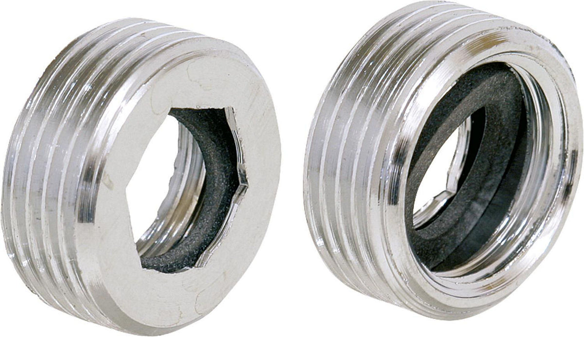 Réducteur laiton chromé F 1/2" x M 3/4" Euroréducteur