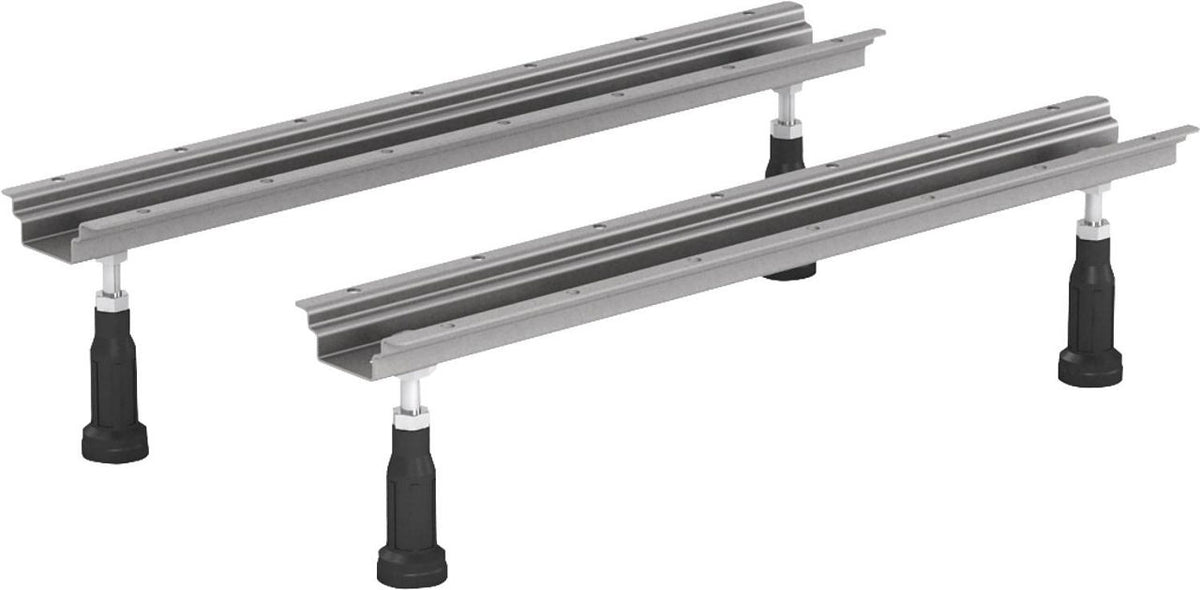 Pied de baignoire MEPA WA-Standard - 2 traverses 550x85x25 mm, 4 pieds vissables, hauteur réglable