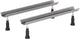 Pied de baignoire MEPA WA-Standard - 2 traverses 550x85x25 mm, 4 pieds vissables, hauteur réglable