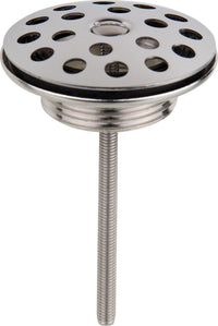 Bonde 1 1/4", diamètre 60 mm, plaque tamis inox perforée