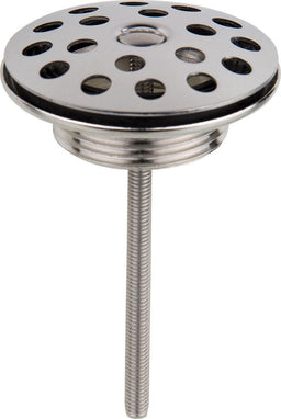 Bonde 1 1/4", diamètre 60 mm, plaque tamis inox perforée