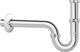 Siphon tubulaire pour lavabo