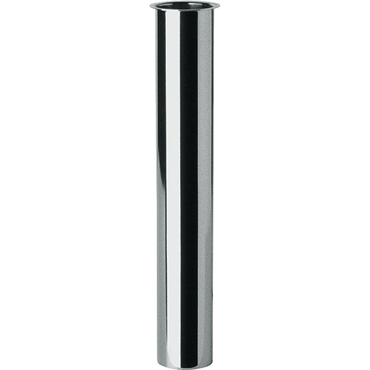 Tube avec collet battu DN 32 (1 1/4") Inox chromé