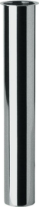 Tube avec collet battu DN 32 (1 1/4") Inox chromé