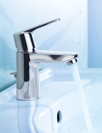 Mitigeur de lavabo Heinrich Schulte Alpha 300 saillie 103 mm chromé