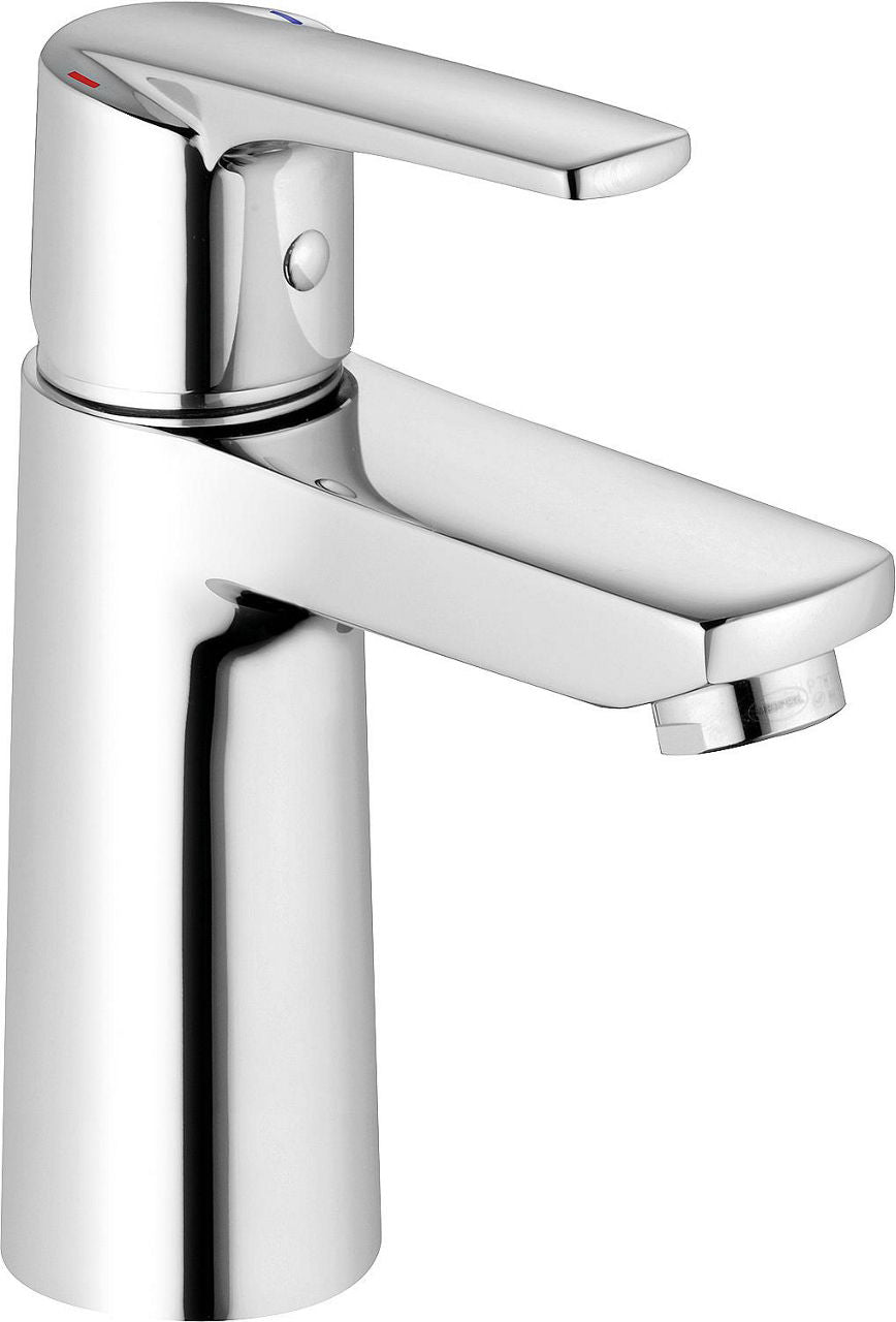 Mitigeur de lavabo Heinrich Schulte Alpha 300 saillie 103 mm chromé