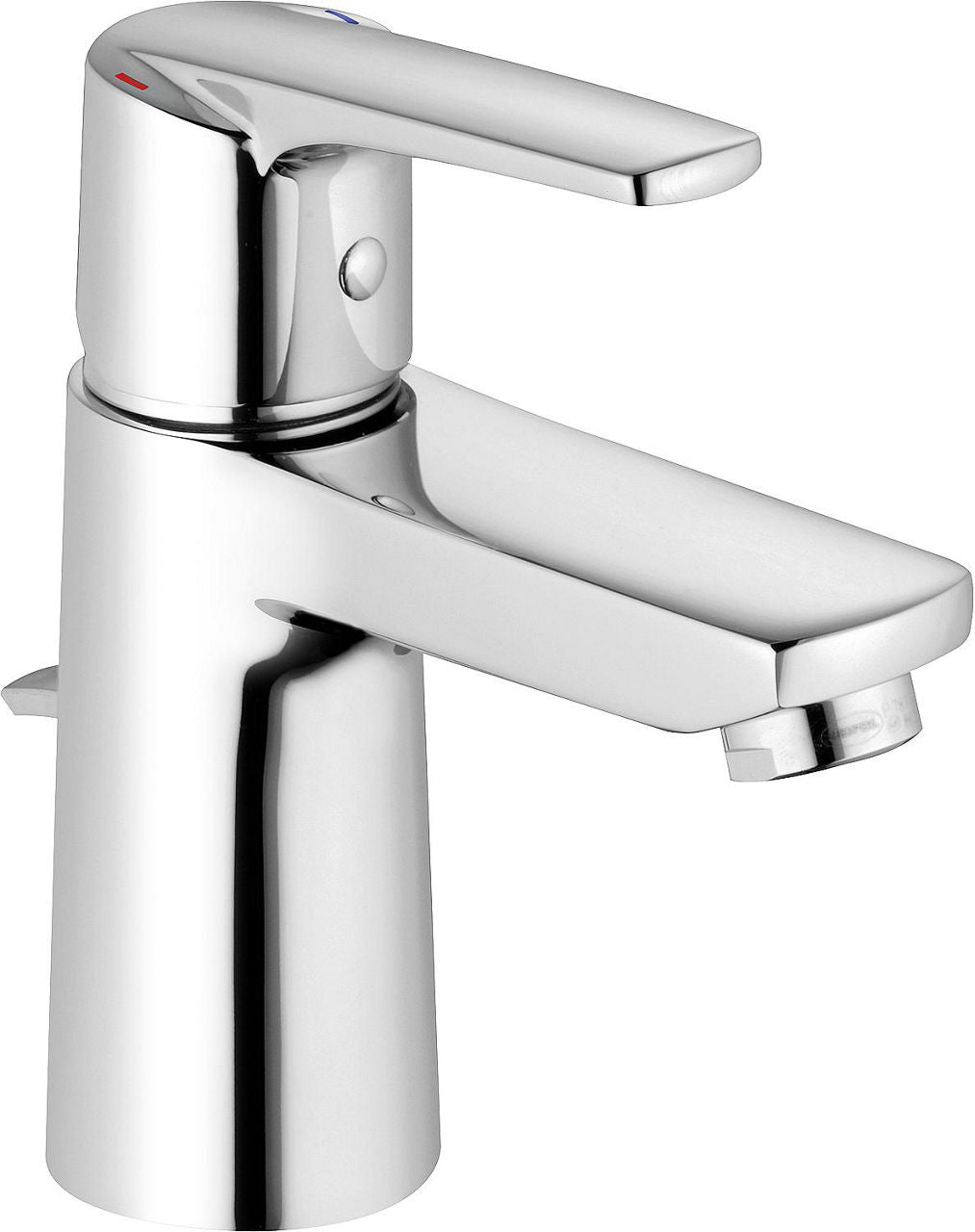 Mitigeur de lavabo Heinrich Schulte Alpha 300 saillie 103 mm chromé