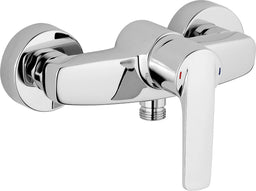 Mitigeur douche apparent Heinrich Schulte Alpha 300 saillie 52 mm chromé