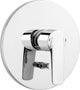 Mitigeur bain/douche encastré Heinrich Schulte Alpha 300 rosace Ø 178 mm chromé