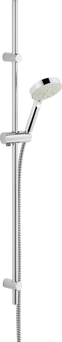 Kit de douche Ascona barre 600 mm, douchette 5 jets Ø 100 mm chrome