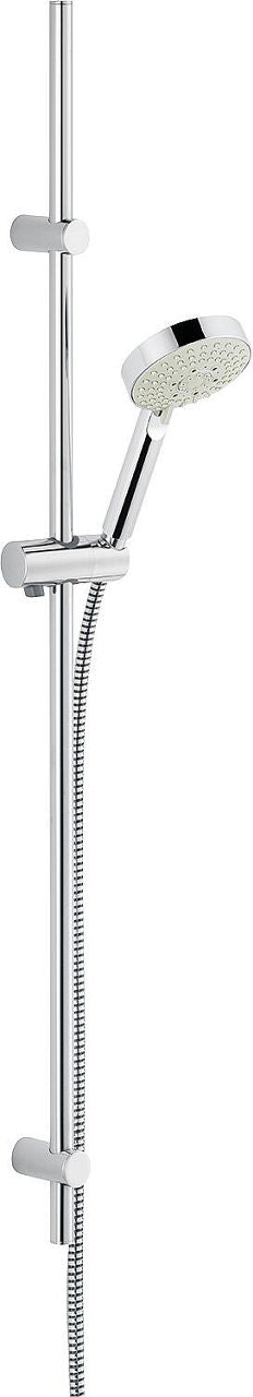 Kit de douche Ascona barre 600 mm, douchette 5 jets Ø 100 mm chrome