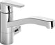 Mitigeur d'évier Hansa Hansapolo avec vanne d'arrêt saillie 216 mm chrome