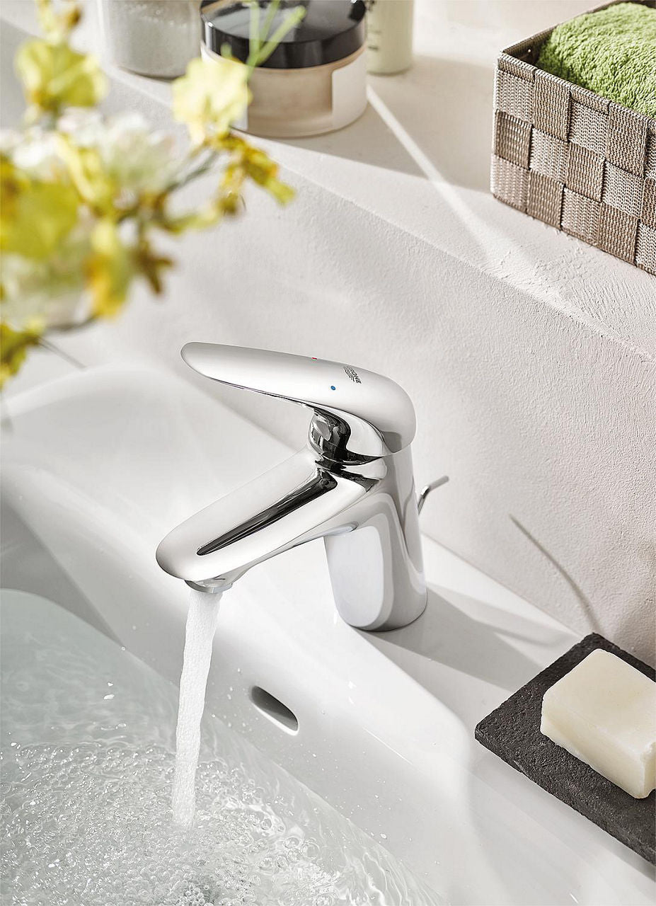 Mitigeur de lavabo Grohe Eurostyle saillie 110 mm chromé