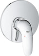 Mitigeur douche encastré Grohe Eurostyle rosace Ø 158 mm chromé