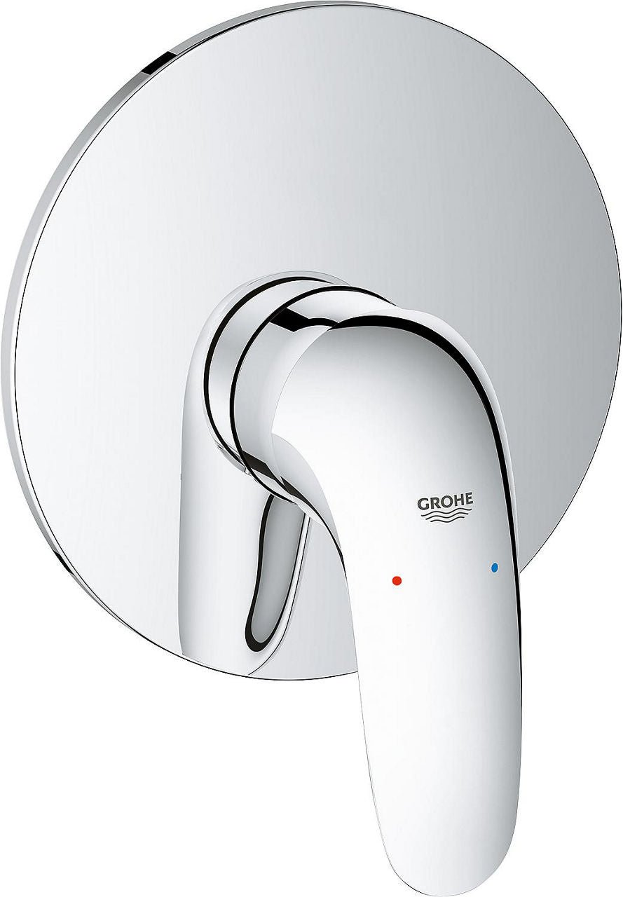 Mitigeur douche encastré Grohe Eurostyle rosace Ø 158 mm chromé