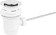 Garniture d'excentrique DN 32 (1 1/4") plastique PP avec bouchon