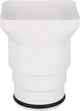 Siphon entonnoir DN100/DN50 plastique blanc, entrée carrée Airfit