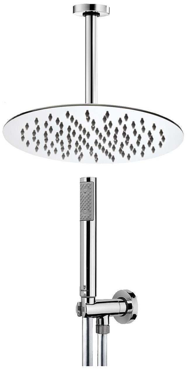 Kit de douche Edvin evenes avec pomme de douche ronde Ø 250 mm et douchette