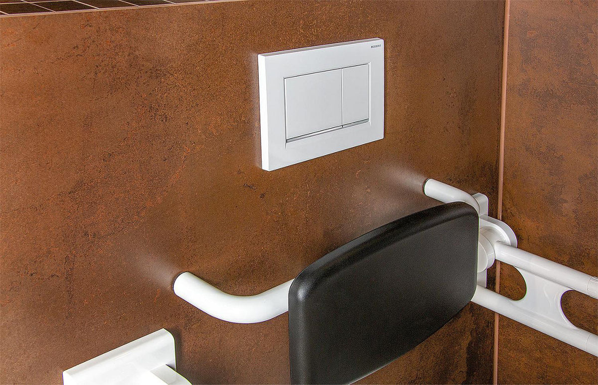 Plaque de commande Geberit Sigma 20 Square, rinçage à 2 quantités