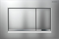 Plaque de commande Geberit Sigma 20 Square, rinçage à 2 quantités