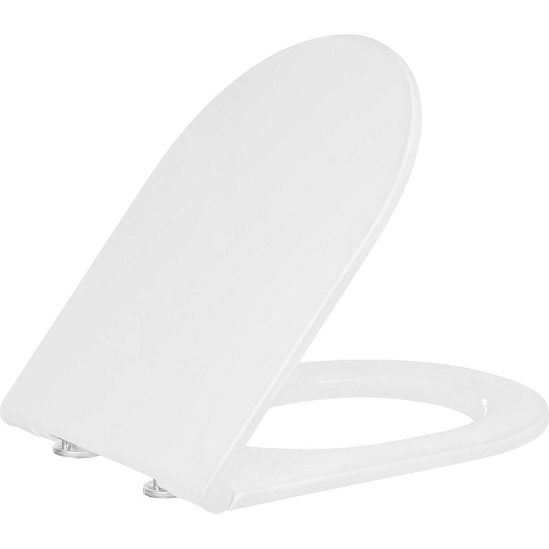 Abattant WC Elanda avec fermeture douce en duroplaste, blanc Matt
