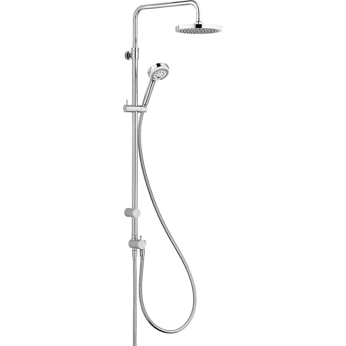 Kludi Logo chrome shower column, height adjustable 980-1290mm