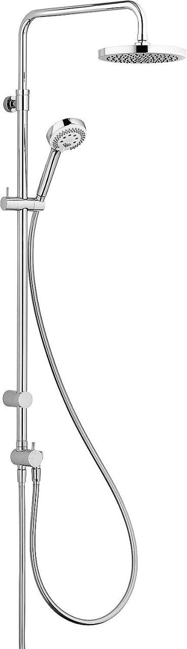 Colonne de douche Kludi Logo chrome, reglable en hauteur 980-1290mm