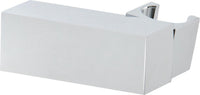 Support de douche mural design version carrée chrome evenes