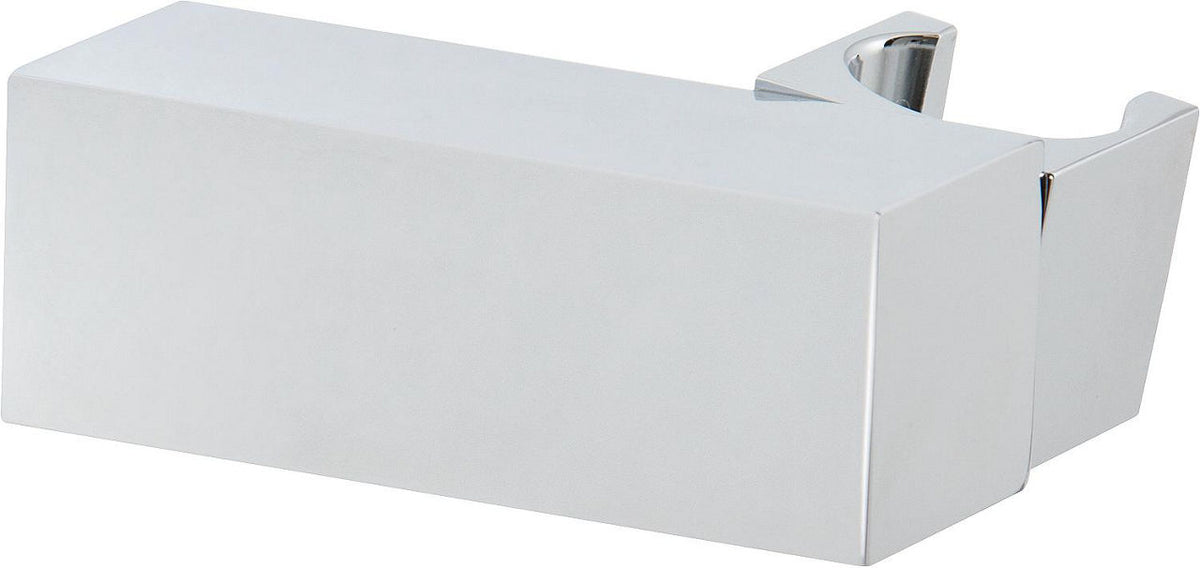Support de douche mural design version carrée chrome evenes