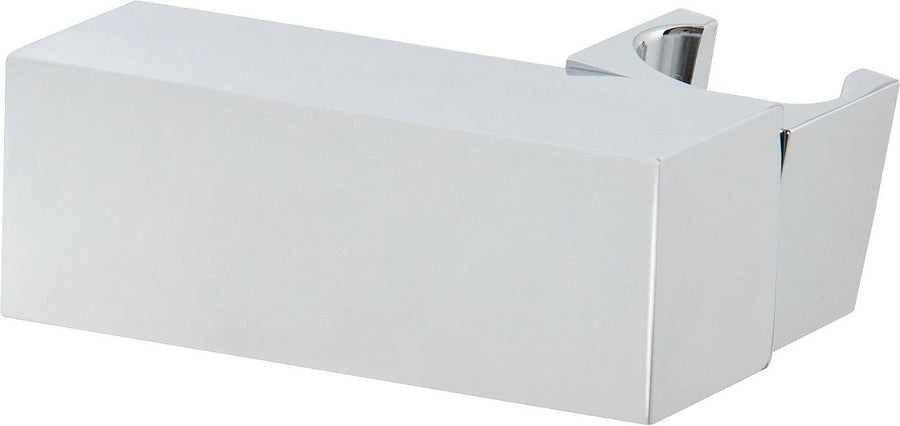Support de douche mural design version carrée chrome evenes