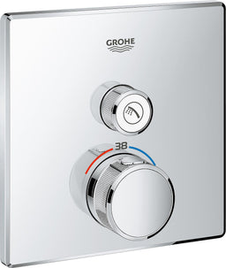 Thermostatique douche encastré Grohe Grohtherm SmartControl chromé 1 sortie
