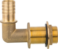 Conduite de cuve 90° laiton M 1" x douille 25 mm
