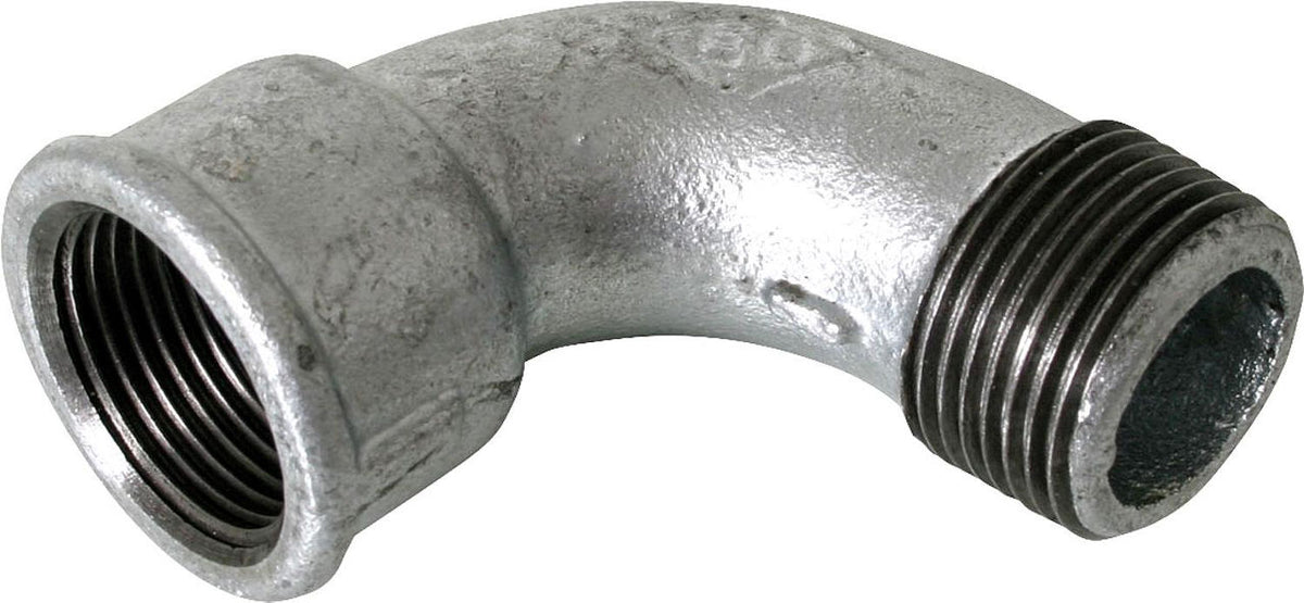 Coude court fonte malléable zinguée type 1A femelle x mâle