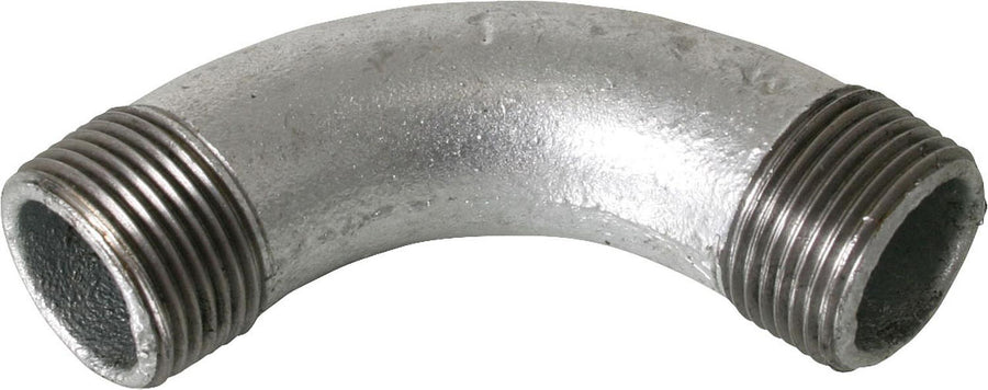 Coude long 90° (Mâle x Mâle) Type 3 (fonte malléable zingué)