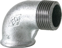 Coude 90° FF x FM Type 92 en fonte malléable zinguée