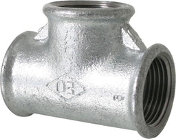 Raccord en T type 130 en fonte malléable zinguée
