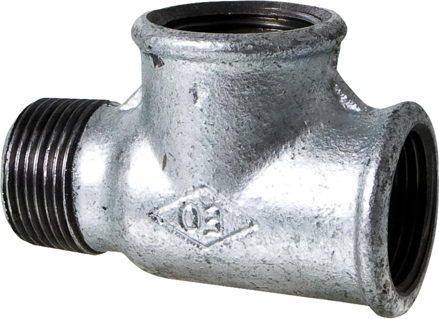 Raccord en T (Femelle x Femelle x Mâle) Type 134 (fonte malléable zingué)